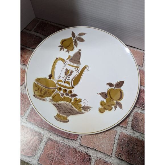 Mikasa MOCHA Chop Plate Round Serving Platter Focus Shape 2015-W Japan - Picture 3 of 5